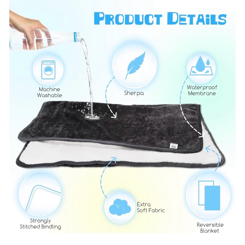 NWT Nobleza pet mat or blanket (waterproof and leakproof)